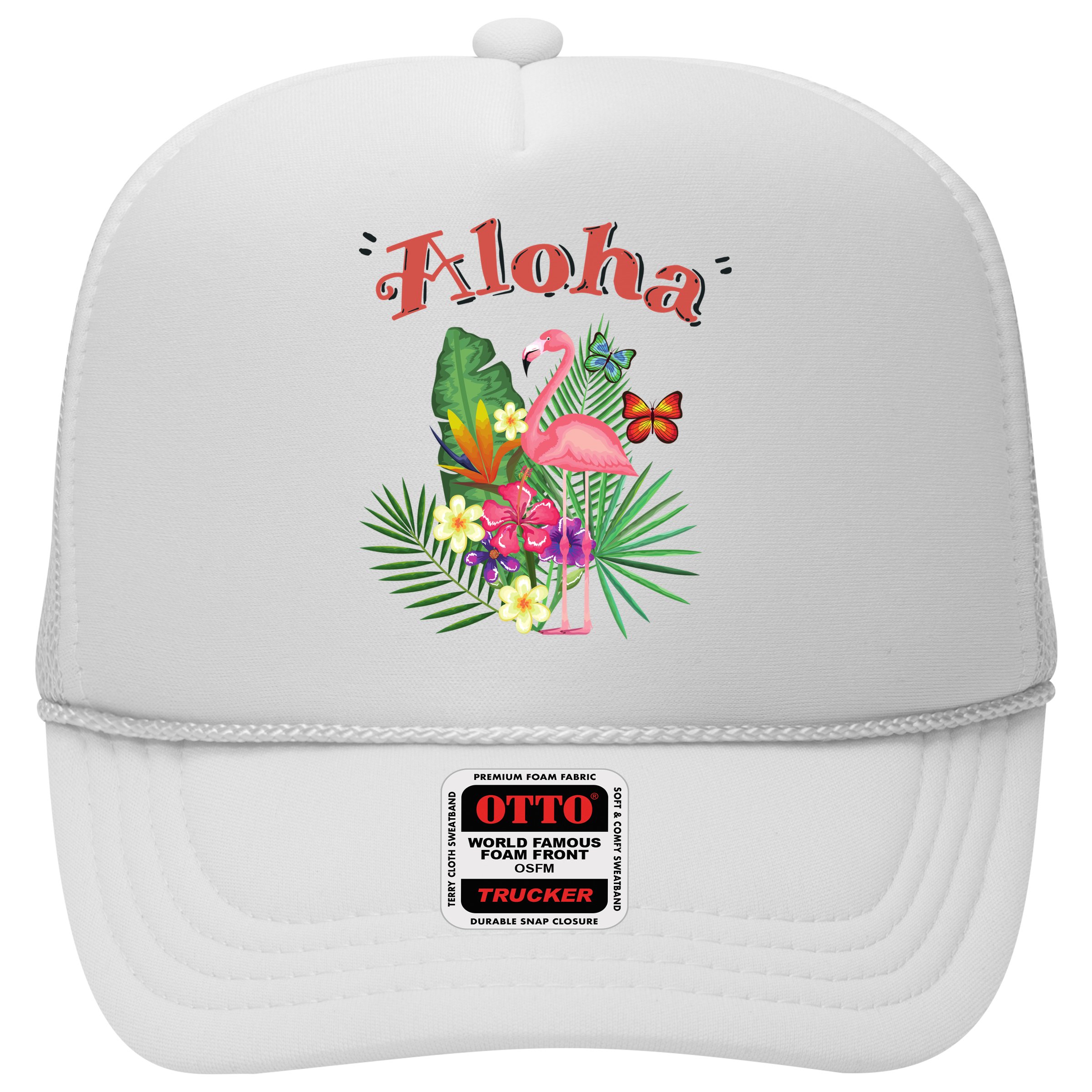 Aloha Flamingo Tropical Hat