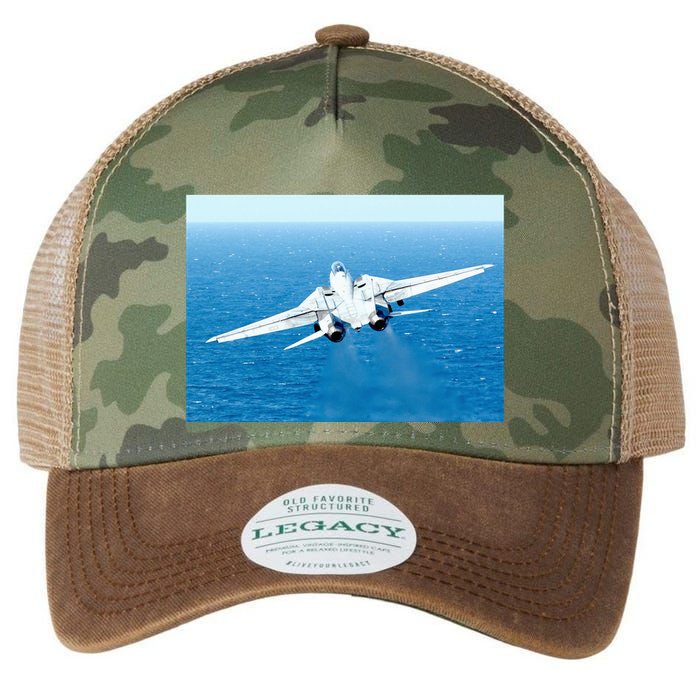 An F14d Tomcat From The Tomcatters Of Fighter Squadron Three One (Vf 31) Legacy Tie Dye Trucker Hat