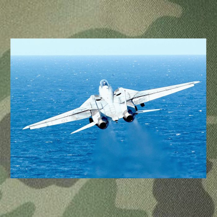 An F14d Tomcat From The Tomcatters Of Fighter Squadron Three One (Vf 31) Legacy Tie Dye Trucker Hat