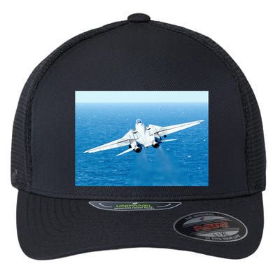 An F14d Tomcat From The Tomcatters Of Fighter Squadron Three One (Vf 31) Flexfit Unipanel Trucker Cap