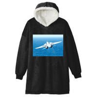 An F14d Tomcat From The Tomcatters Of Fighter Squadron Three One (Vf 31) Hooded Wearable Blanket