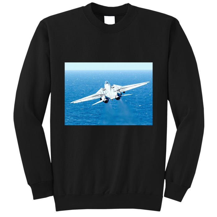 An F14d Tomcat From The Tomcatters Of Fighter Squadron Three One (Vf 31) Tall Sweatshirt