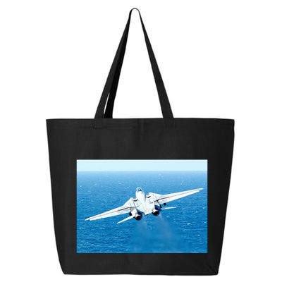 An F14d Tomcat From The Tomcatters Of Fighter Squadron Three One (Vf 31) 25L Jumbo Tote