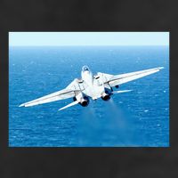 An F14d Tomcat From The Tomcatters Of Fighter Squadron Three One (Vf 31) 25L Jumbo Tote