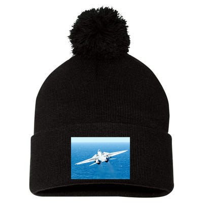 An F14d Tomcat From The Tomcatters Of Fighter Squadron Three One (Vf 31) Pom Pom 12in Knit Beanie