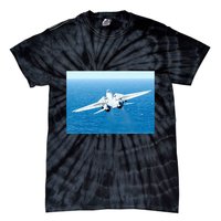 An F14d Tomcat From The Tomcatters Of Fighter Squadron Three One (Vf 31) Tie-Dye T-Shirt
