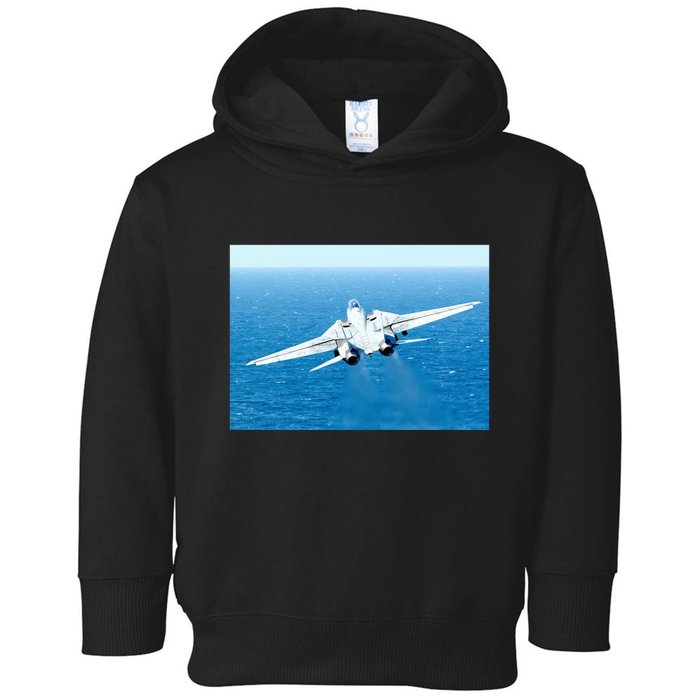 An F14d Tomcat From The Tomcatters Of Fighter Squadron Three One (Vf 31) Toddler Hoodie