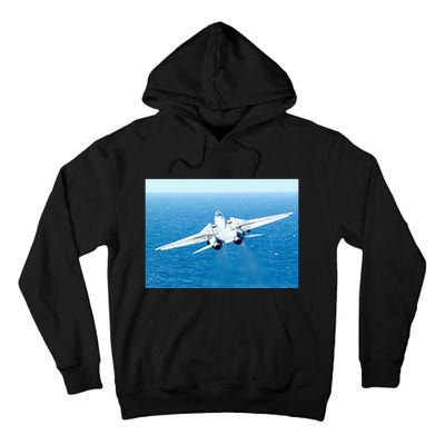 An F14d Tomcat From The Tomcatters Of Fighter Squadron Three One (Vf 31) Tall Hoodie