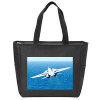 An F14d Tomcat From The Tomcatters Of Fighter Squadron Three One (Vf 31) Zip Tote Bag
