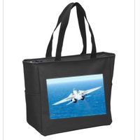 An F14d Tomcat From The Tomcatters Of Fighter Squadron Three One (Vf 31) Zip Tote Bag
