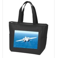 An F14d Tomcat From The Tomcatters Of Fighter Squadron Three One (Vf 31) Zip Tote Bag