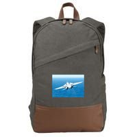 An F14d Tomcat From The Tomcatters Of Fighter Squadron Three One (Vf 31) Cotton Canvas Backpack