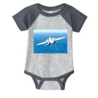 An F14d Tomcat From The Tomcatters Of Fighter Squadron Three One (Vf 31) Infant Baby Jersey Bodysuit