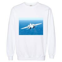 An F14d Tomcat From The Tomcatters Of Fighter Squadron Three One (Vf 31) Garment-Dyed Sweatshirt