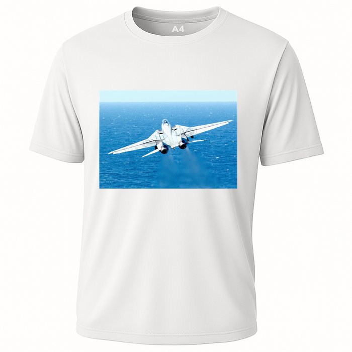 An F14d Tomcat From The Tomcatters Of Fighter Squadron Three One (Vf 31) Performance Shirt