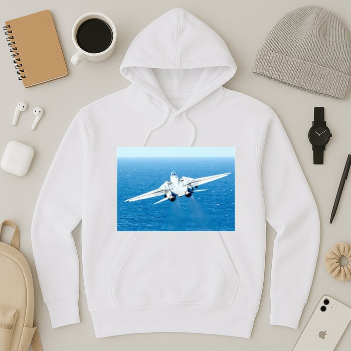 An F14d Tomcat From The Tomcatters Of Fighter Squadron Three One (Vf 31) Hoodie