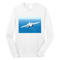 An F14d Tomcat From The Tomcatters Of Fighter Squadron Three One (Vf 31) Long Sleeve Shirt