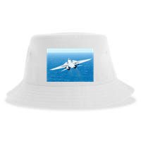 An F14d Tomcat From The Tomcatters Of Fighter Squadron Three One (Vf 31) Sustainable Bucket Hat