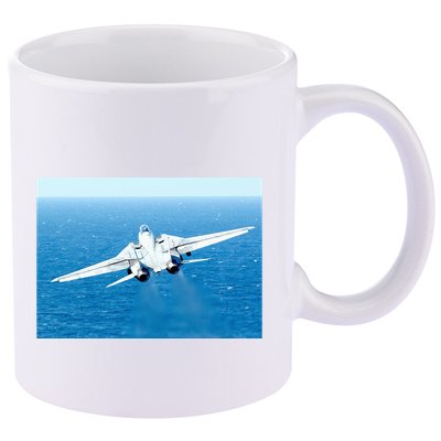 An F14d Tomcat From The Tomcatters Of Fighter Squadron Three One (Vf 31) 11oz C Handle Ceramic Mug