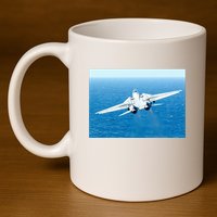 An F14d Tomcat From The Tomcatters Of Fighter Squadron Three One (Vf 31) 11oz C Handle Ceramic Mug