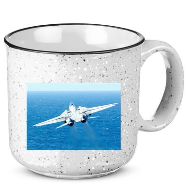 An F14d Tomcat From The Tomcatters Of Fighter Squadron Three One (Vf 31) 15oz Campfire Ceramic Mug