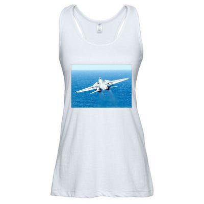 An F14d Tomcat From The Tomcatters Of Fighter Squadron Three One (Vf 31) Ladies Essential Flowy Tank