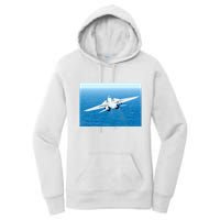 An F14d Tomcat From The Tomcatters Of Fighter Squadron Three One (Vf 31) Women's Pullover Hoodie