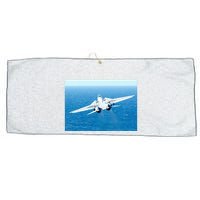 An F14d Tomcat From The Tomcatters Of Fighter Squadron Three One (Vf 31) Large Microfiber Waffle Golf Towel