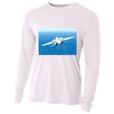 An F14d Tomcat From The Tomcatters Of Fighter Squadron Three One (Vf 31) Cooling Performance Long Sleeve Crew