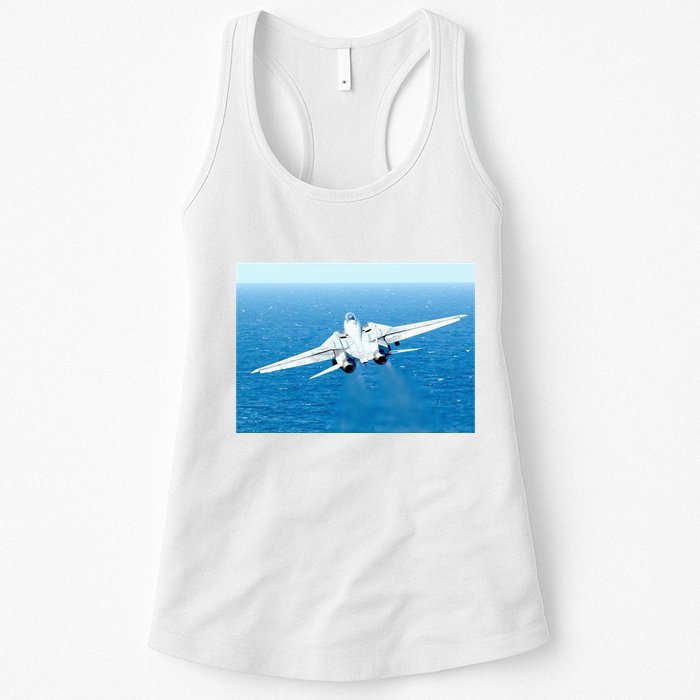 An F14d Tomcat From The Tomcatters Of Fighter Squadron Three One (Vf 31) Womens Tank Top