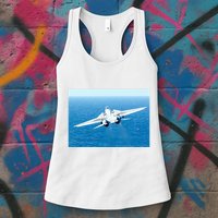 An F14d Tomcat From The Tomcatters Of Fighter Squadron Three One (Vf 31) Womens Tank Top