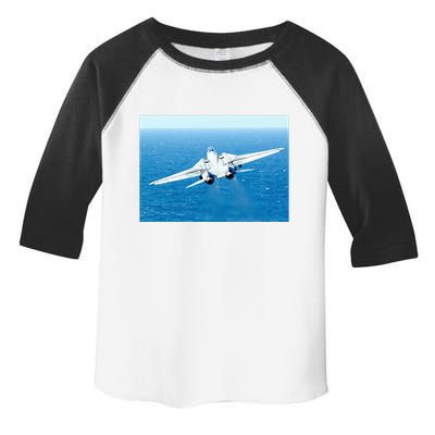 An F14d Tomcat From The Tomcatters Of Fighter Squadron Three One (Vf 31) Toddler Fine Jersey T-Shirt