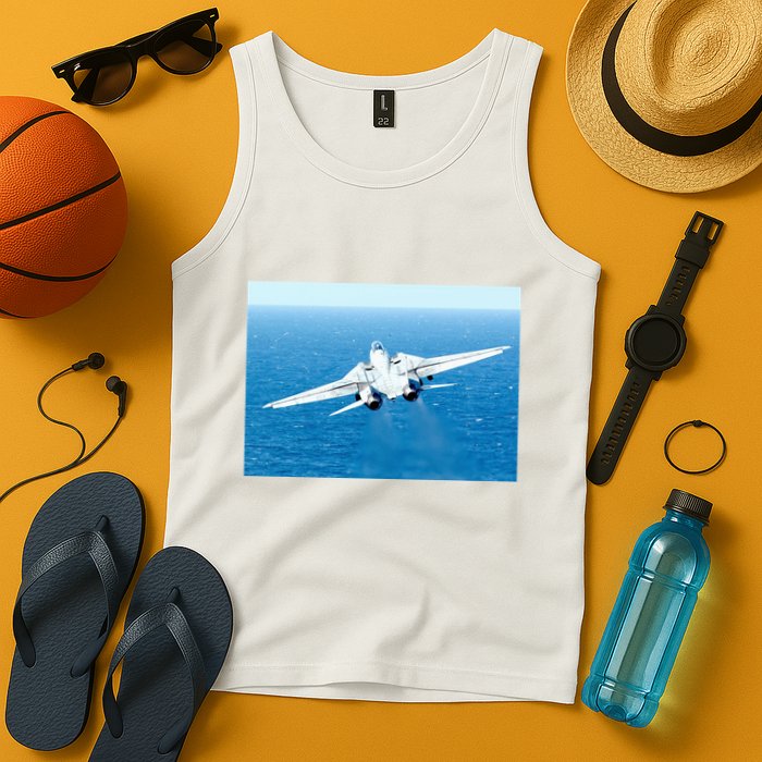 An F14d Tomcat From The Tomcatters Of Fighter Squadron Three One (Vf 31) Tank Top