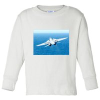An F14d Tomcat From The Tomcatters Of Fighter Squadron Three One (Vf 31) Toddler Long Sleeve Shirt