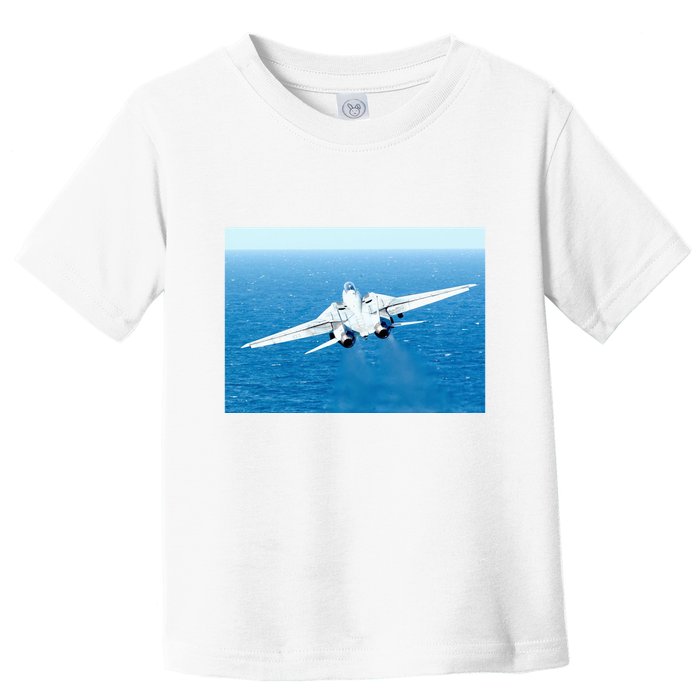 An F14d Tomcat From The Tomcatters Of Fighter Squadron Three One (Vf 31) Toddler T-Shirt