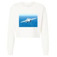 An F14d Tomcat From The Tomcatters Of Fighter Squadron Three One (Vf 31) Cropped Pullover Crew