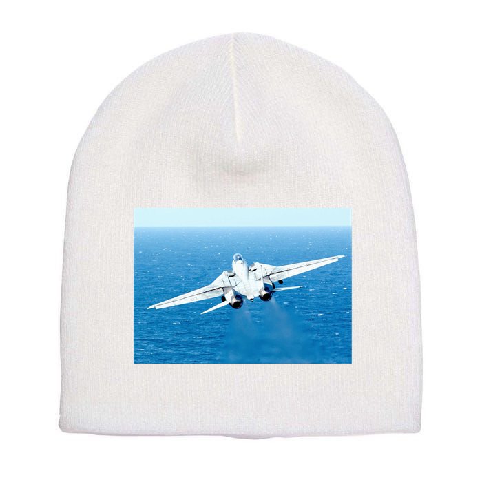 An F14d Tomcat From The Tomcatters Of Fighter Squadron Three One (Vf 31) Short Acrylic Beanie