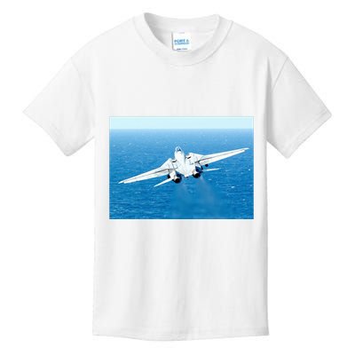An F14d Tomcat From The Tomcatters Of Fighter Squadron Three One (Vf 31) Kids T-Shirt