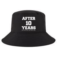 After 10 Years She Still Puts Up With Me! Anniversary Cool Comfort Performance Bucket Hat