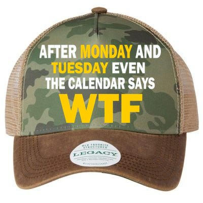 After Monday and Tuesday WTF Legacy Tie Dye Trucker Hat