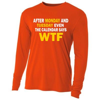 After Monday and Tuesday WTF Cooling Performance Long Sleeve Crew