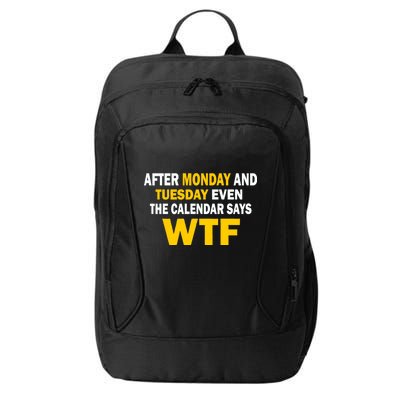 After Monday and Tuesday WTF City Backpack