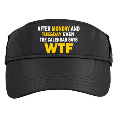 After Monday and Tuesday WTF Adult Drive Performance Visor
