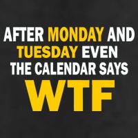 After Monday and Tuesday WTF Golf Towel