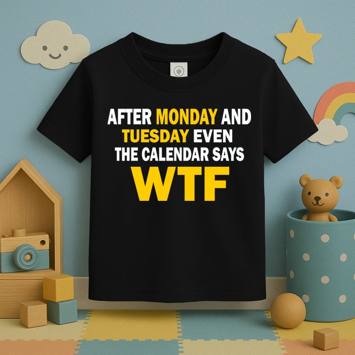 After Monday and Tuesday WTF Toddler T-Shirt