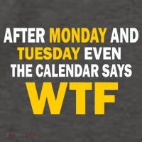 After Monday and Tuesday WTF Vector Backpack