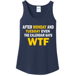 After Monday and Tuesday WTF Ladies Essential Tank