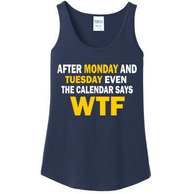 After Monday and Tuesday WTF Ladies Essential Tank