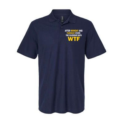 After Monday and Tuesday WTF Softstyle Adult Sport Polo