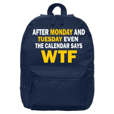 After Monday and Tuesday WTF 16 in Basic Backpack